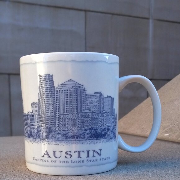 Starbucks Coffee Mug 2008 Austin City Lone Star State Architecture Serie… - Picture 2 of 9